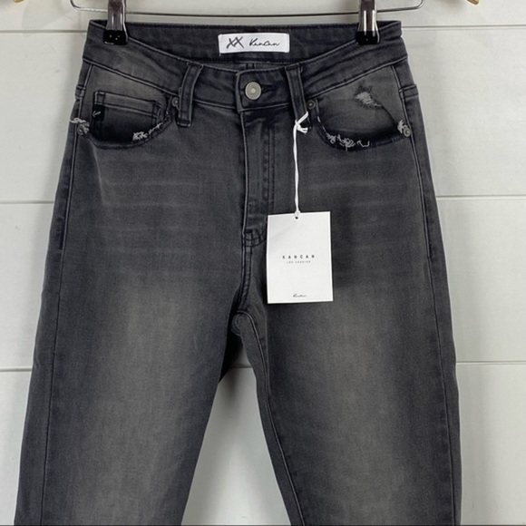 Women's Gray Jeans - Picture 3 of 9